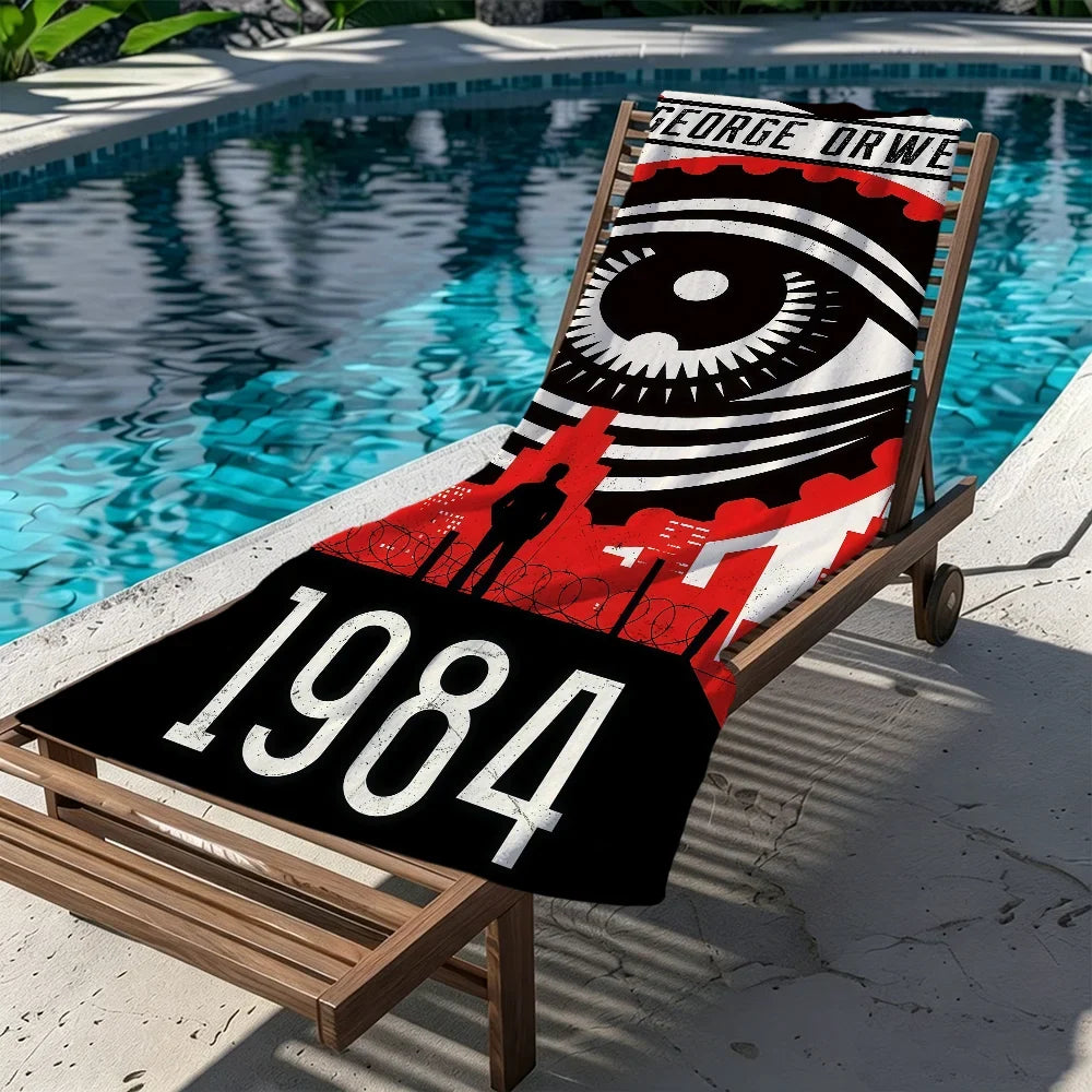 1984 George Orwell Quick-Dry Beach Towel | Travel & Pool Towel