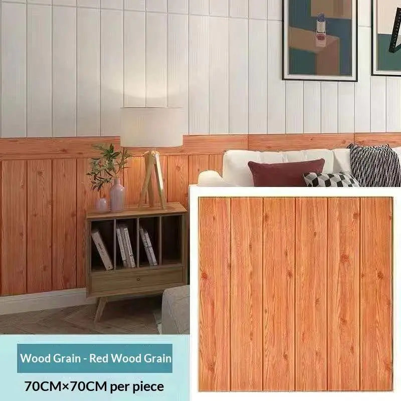 3D Slat XPE Foam Wall Panels – Self-Adhesive Sound Absorbing