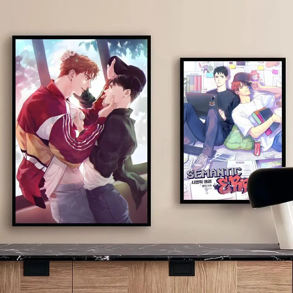 Semantic Error Jaeyoung & Sangwoo HD Waterproof Anime Poster