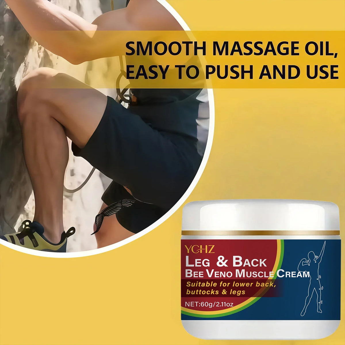 Muscle & Body Massage Cream – Eucalyptus, Thyme & Coconut Oil