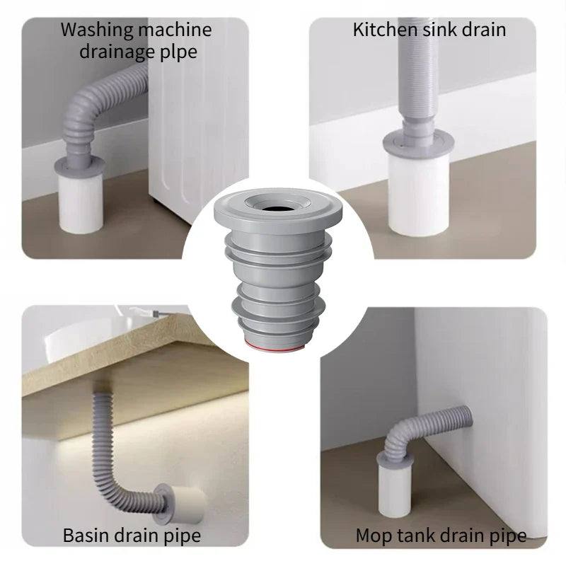 Silicone Sewer Pipe Seal & Floor Drain Stopper 70-75mm