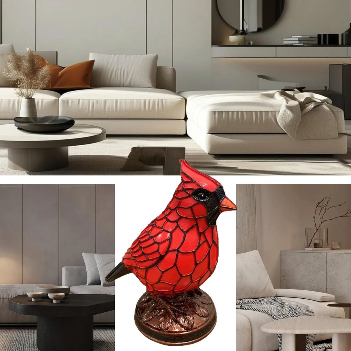 Bird Desk Lamp Resin Lamps Home Decor Art Decoration Tabletop Light