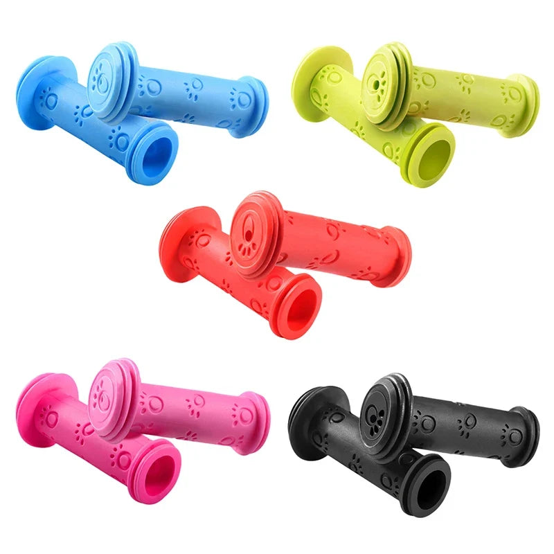 Kids Rubber Bike Handlebar Grips – Anti-Slip, Fits 22mm Bars