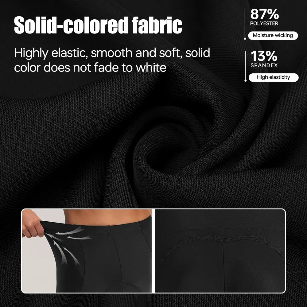 PHMAX Women's 5D Padded Cycling Shorts – Quick Dry Bike Shorts