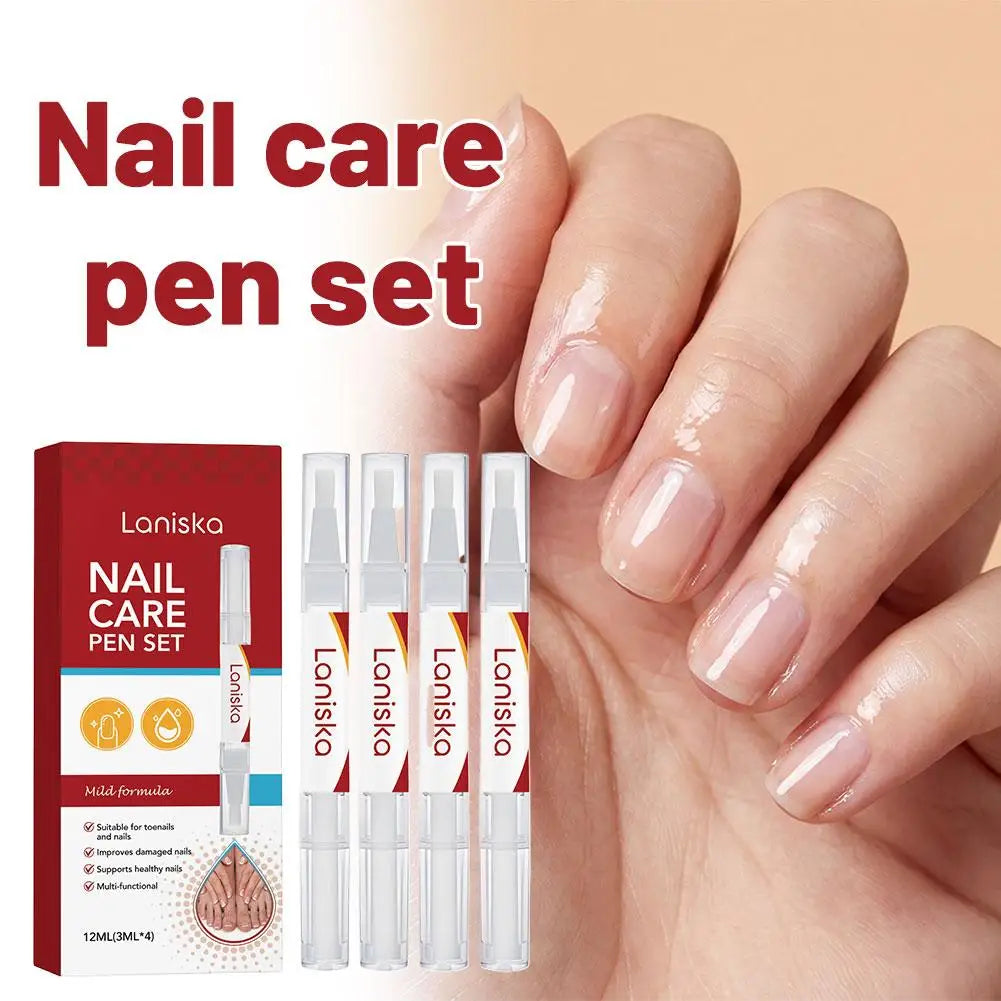 Nail Nourishing Oil Pen 4-Pack – Vitamin E Cuticle Treatment