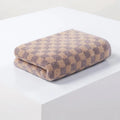 Battilo Plaid Cotton Bath Towel Set – Soft & Absorbent