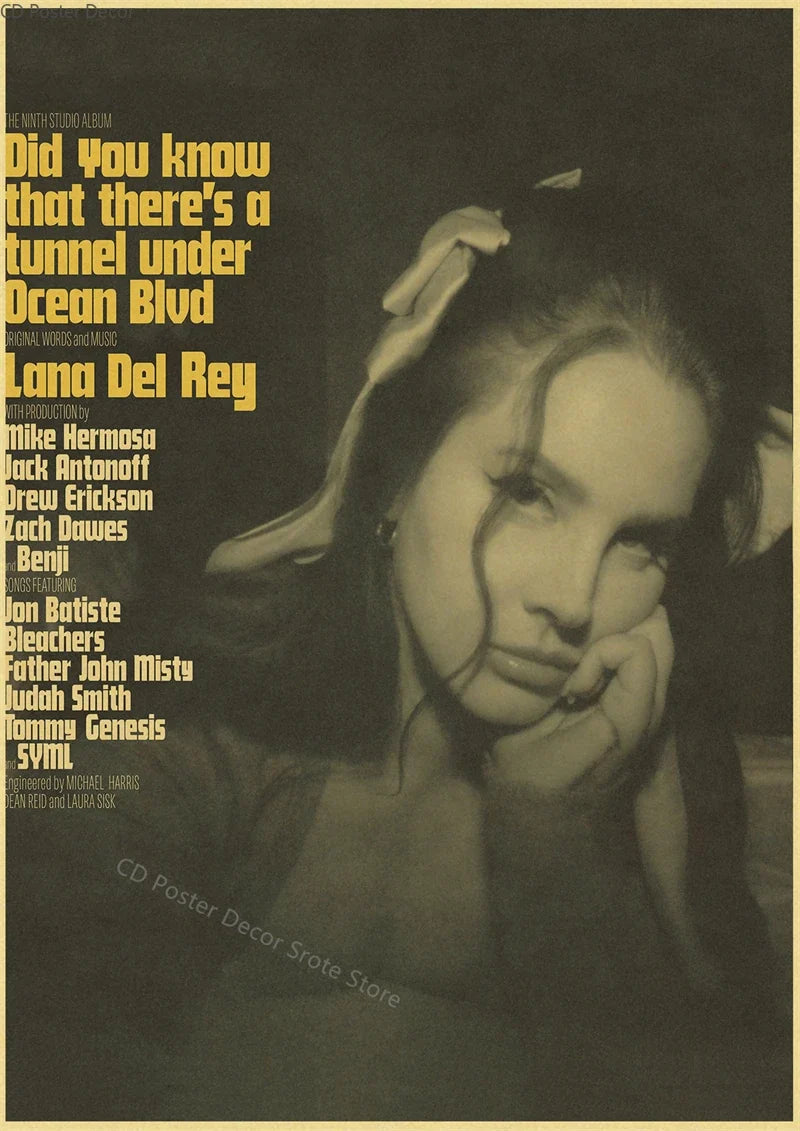 Vintage Music Posters – Lizzy Grant & TV Girl Retro Wall Art