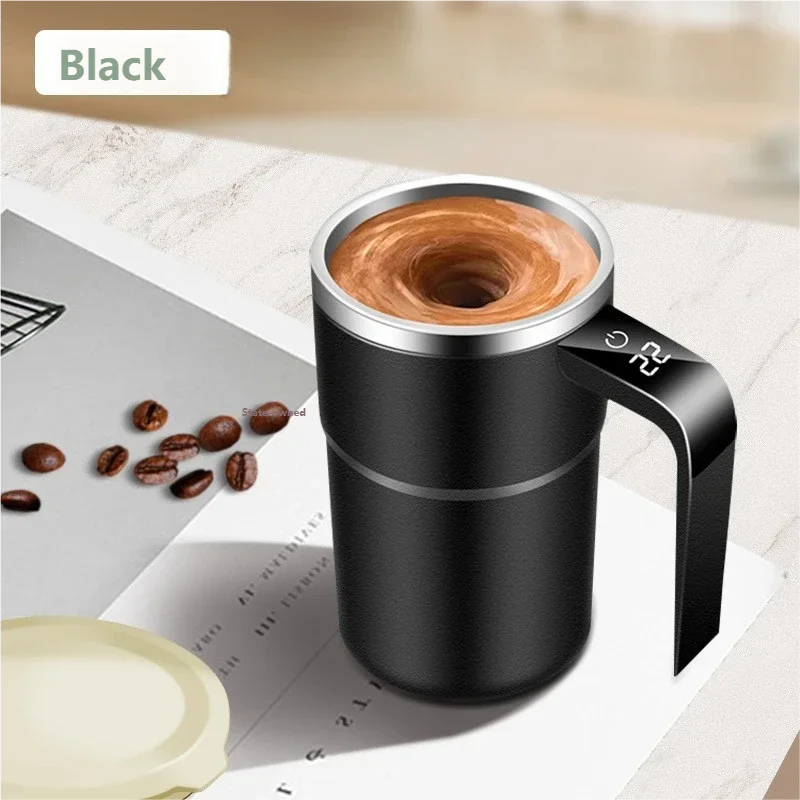 HOMEFISH 380ml Self-Stirring Mug | USB Rechargeable, IP67