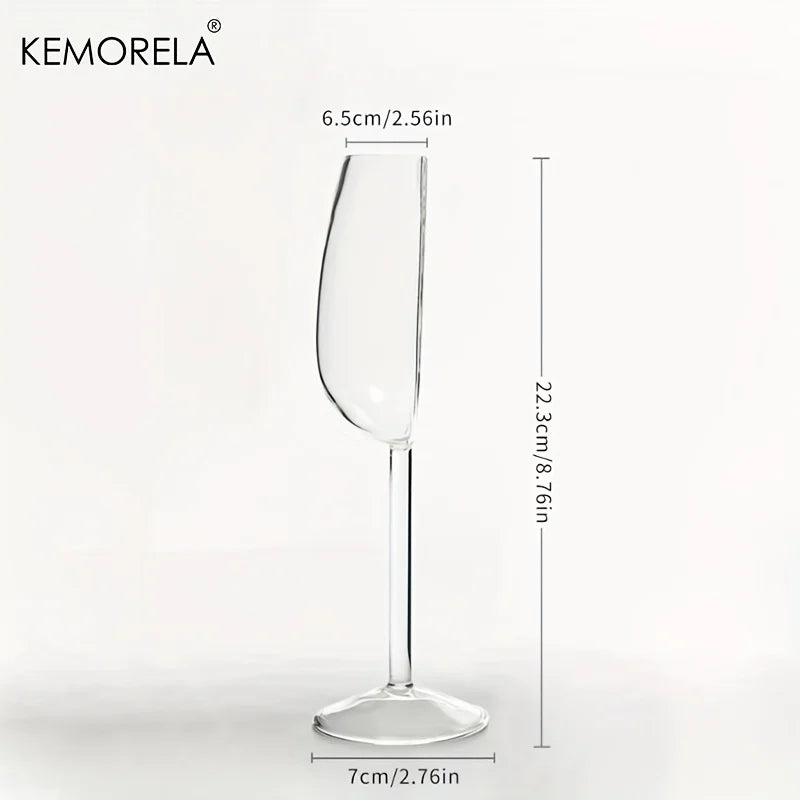 European Novelty Wine & Champagne Glass Set | KEMORELA 1/2 PCS