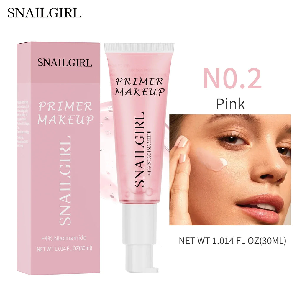 SNAILGIRL 24ml Hydrating Gel Face Primer – Pore-Minimizing