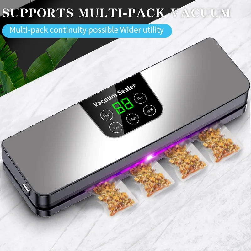 HOMEFISH Vacuum Sealer Machine – 26CM Wide Seal & UV Light
