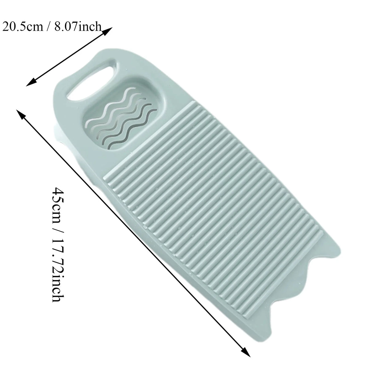 Thickened Plastic Washboard with Soap Holder | Hand Laundry