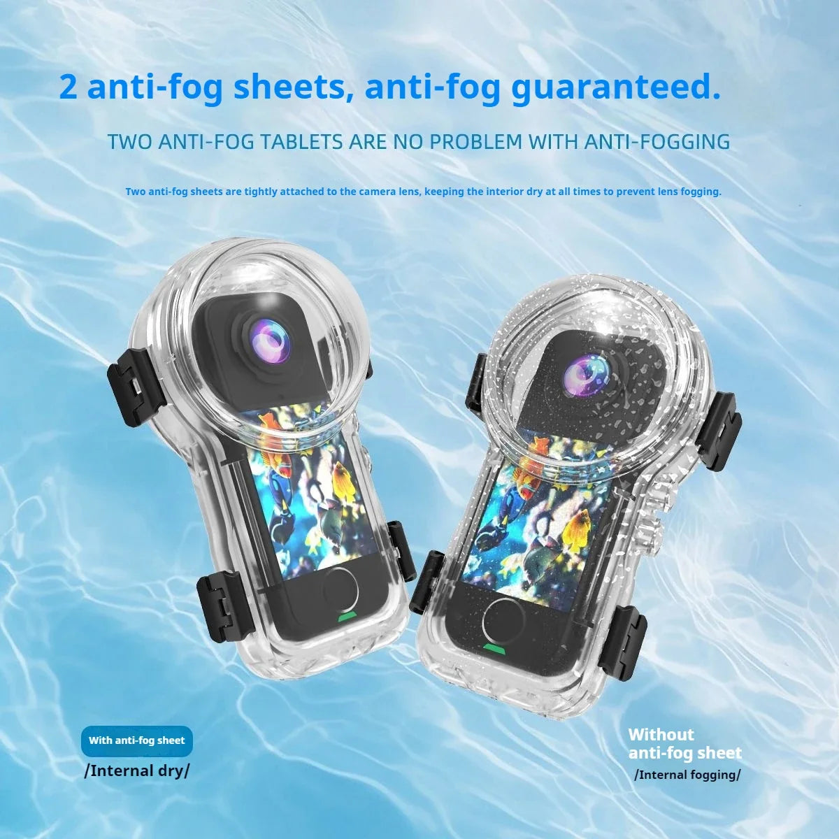 60m Waterproof Dive Housing for Insta360 X4 Air | Underwater Case