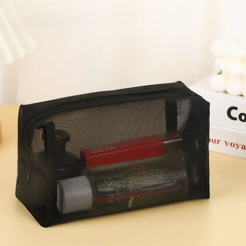 Mesh Cosmetic Bag | Large Capacity Portable Travel Organizer