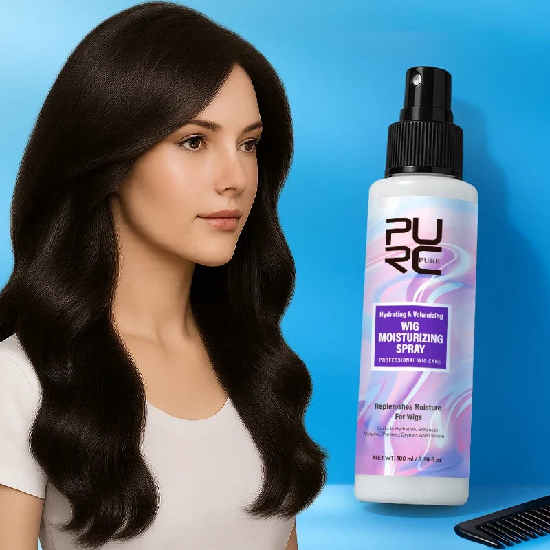 PURC Wig Moisturizing Spray – Anti-Frizz & Detangling 120ml