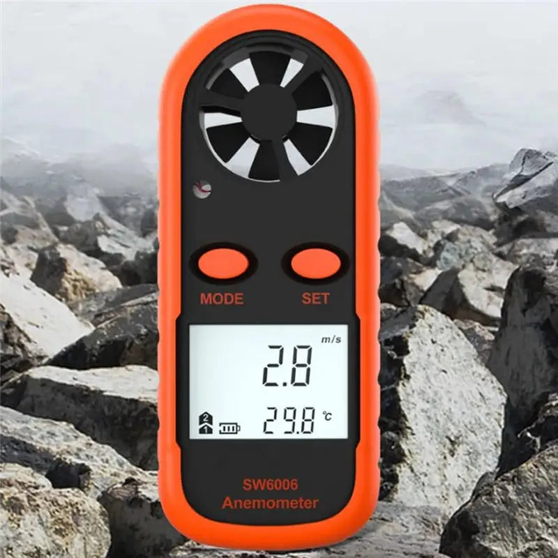 A36T-Anemometer Handheld Light Weight Digital Wind Speed Meter Vane