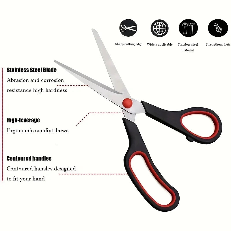 Stainless Steel Multi-Purpose Scissors – Home, Office & Craft