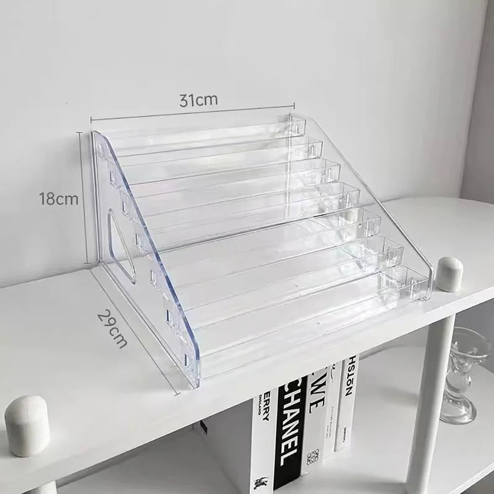 Transparent Storage Box Makeup Organizer Cosmetic Display Case