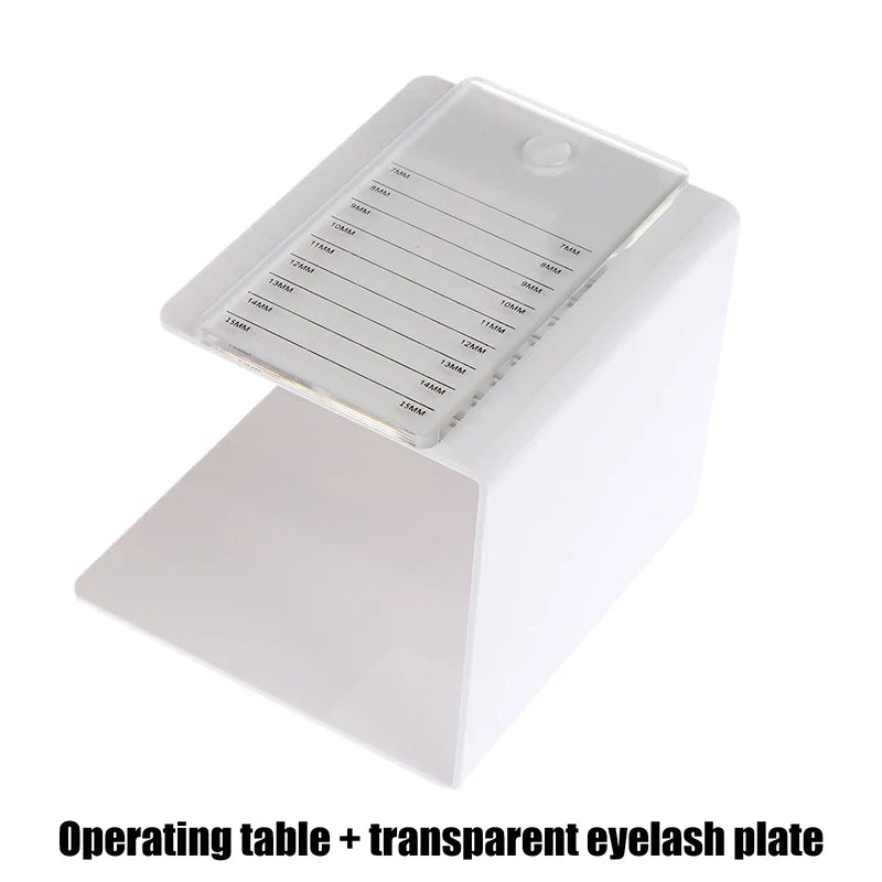 Acrylic Eyelash Extension Stand & Lash Glue Holder Console