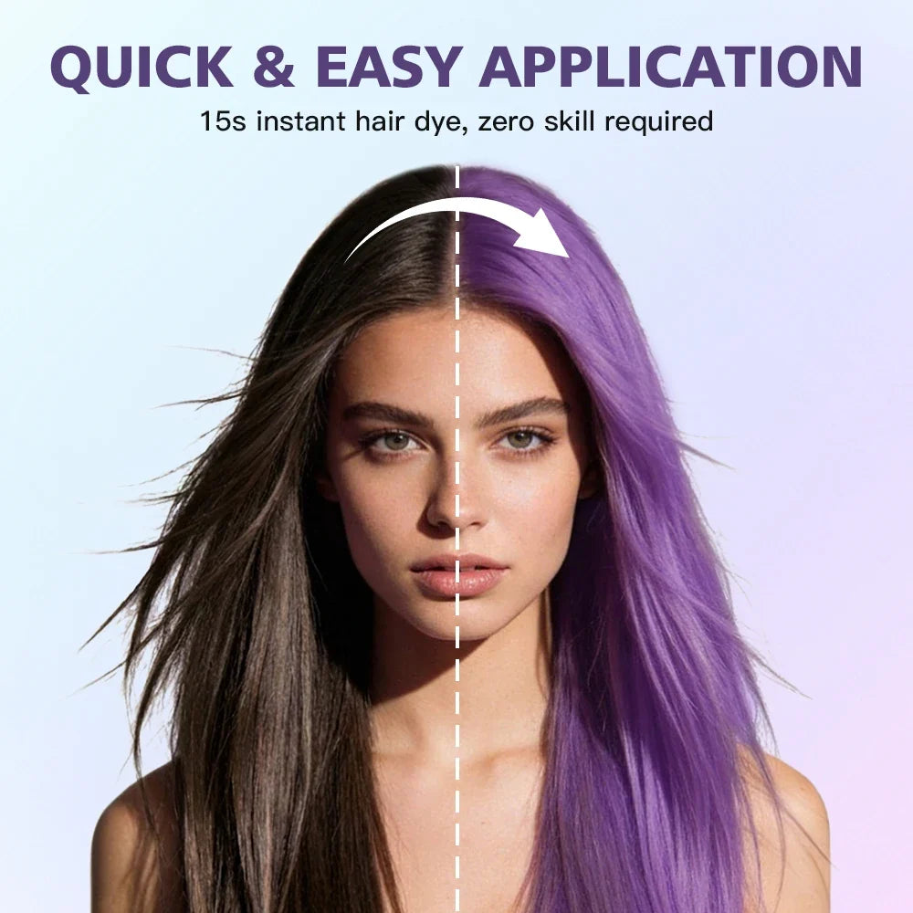Temporary Hair Color Spray – Glitter Chalk Dye for Party & Cosplay