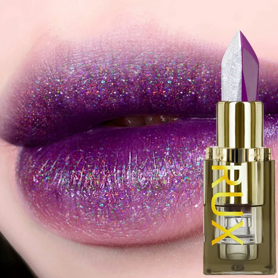 KAFURUX Two-Tone Glitter Matte Lipstick – 11 Shades