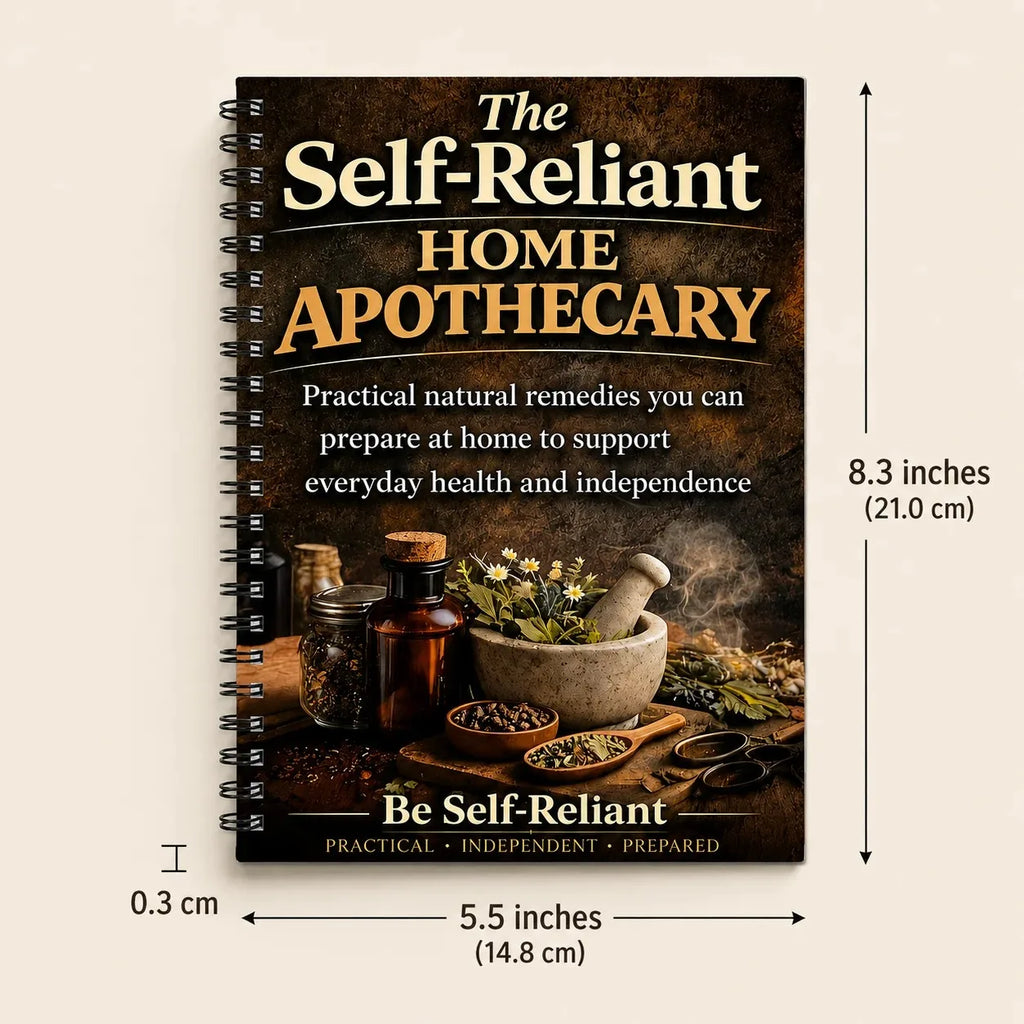Self-reliant Home Apothecary Herbal Remedies Journal DIY Natural