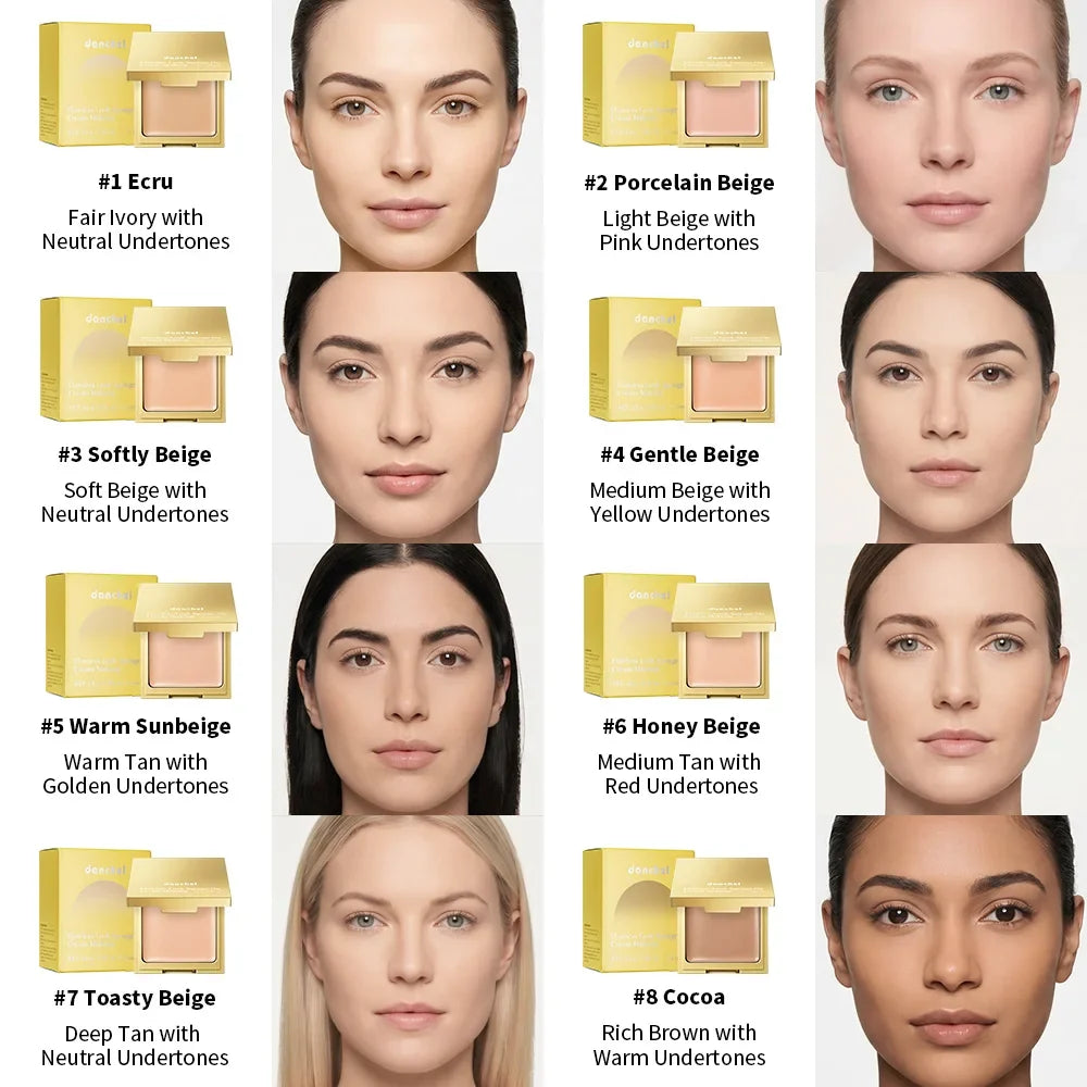 Cream Foundation Sponge – Medium-to-Full Coverage Oil Control