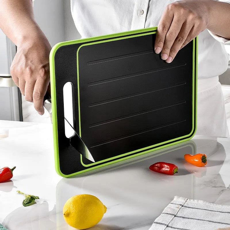 Aluminum Defrost Cutting Board – Grinder & Knife Sharpener