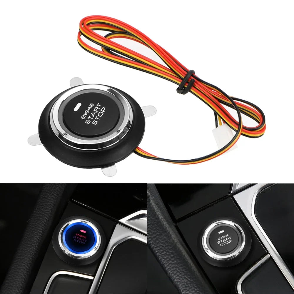 12V Keyless Push Button Car Engine Start Stop Switch