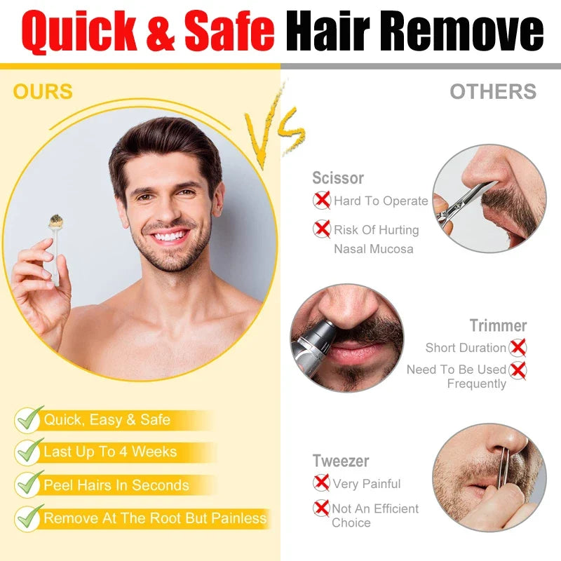 100-Piece Nose Wax Kit – At-Home Nose Hair Removal Set