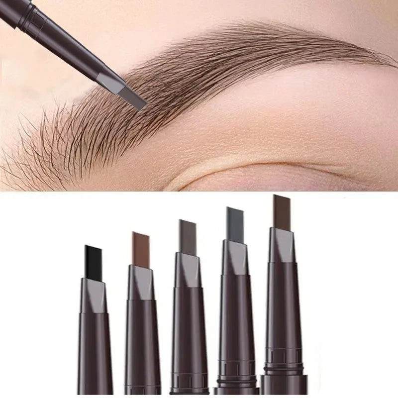 Natural Brown Waterproof Eyebrow Pencil Ultra-fine Triangle Precise