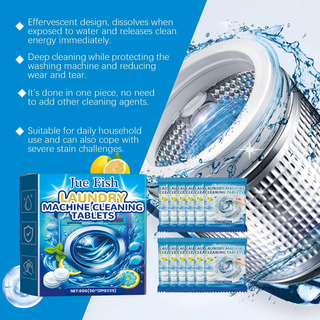 Washing Machine Cleaner Tablets – Deep Clean, Odor Removal