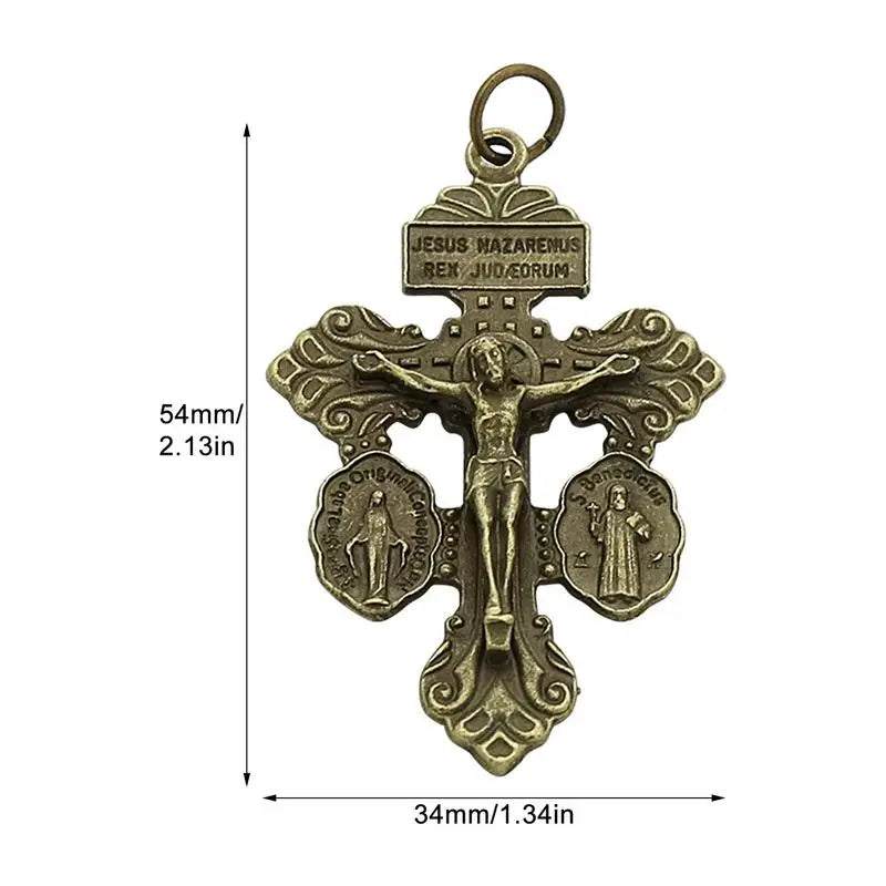 Crosses Charm Jewelry Making Retro Bracelet Pendants Crafting