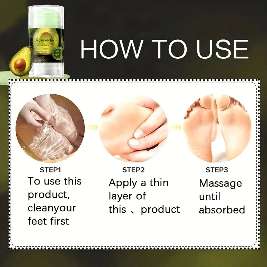 Avocado Crack Cream – Moisturizing Hand & Foot Repair