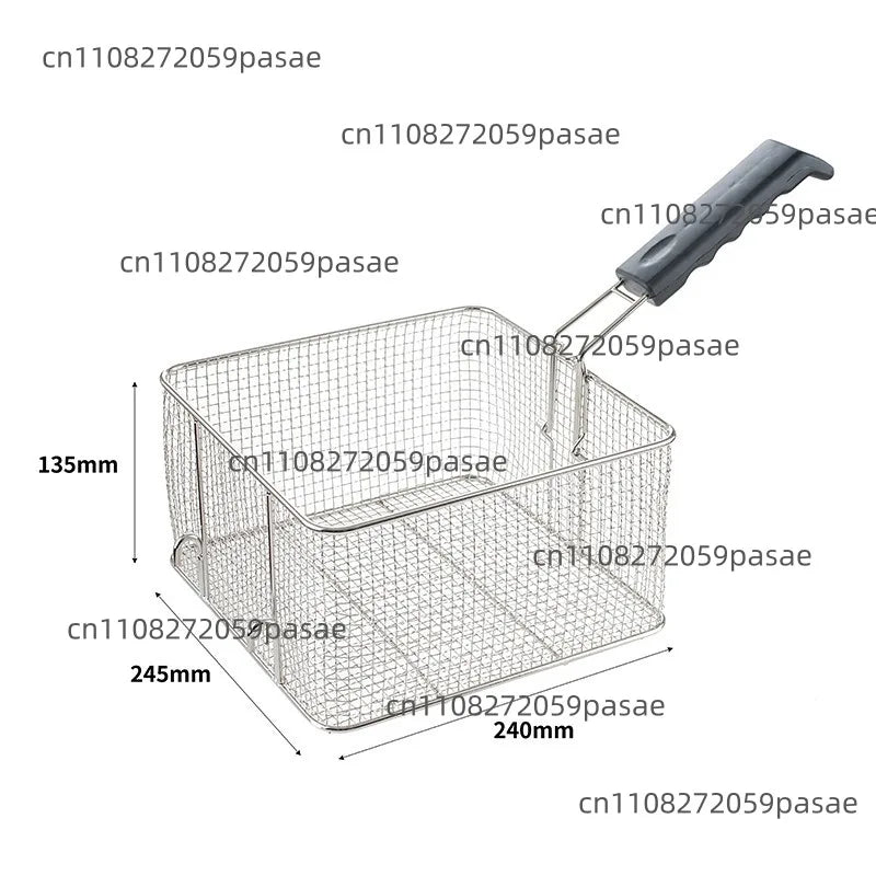 Stainless Steel Deep Fry Basket – 4L to 12L | Kitchen Fryer