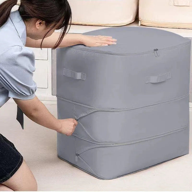 Heavy-Duty Self-Compressing Storage Bag – Clothes & Bedding