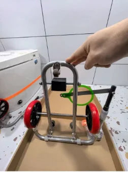 Folding Toilet Installation Trolley | Portable Positioning Tool