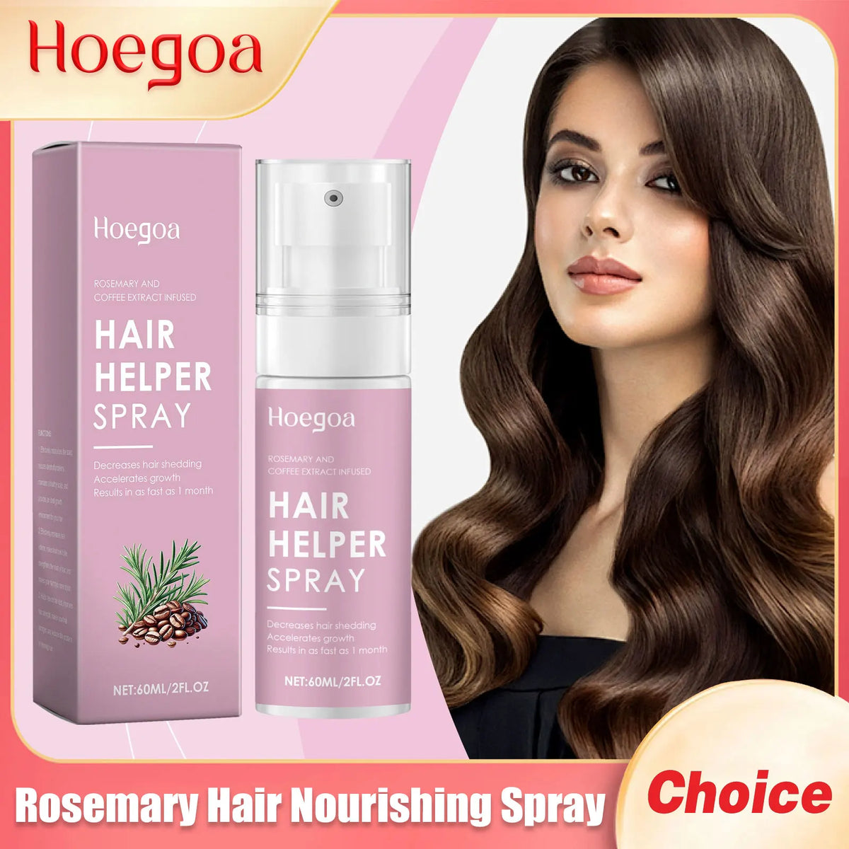 HOEGOA Rosemary Hair Nourishing Spray – Scalp & Growth Care