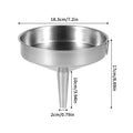 Wide Mouth Metal Funnel Kitchen Accessory Canning Oil Wine Beer