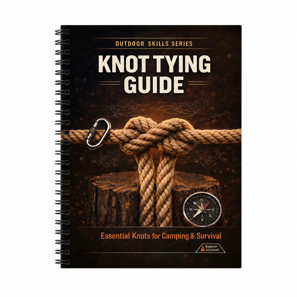 Knot Tying Guide A5 Spiral Outdoor Skills Notebook Essential Rope
