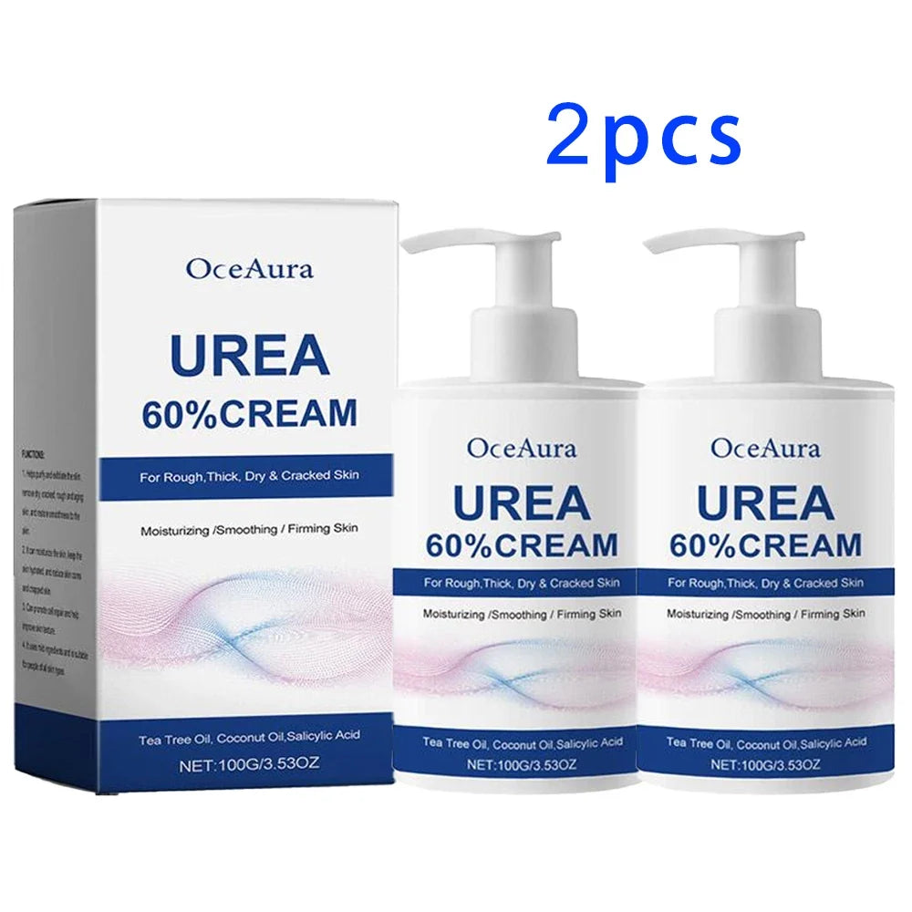 1 Urea 60 Cream Uric Acid Foot Heel Repair Dry Cracked Treatment