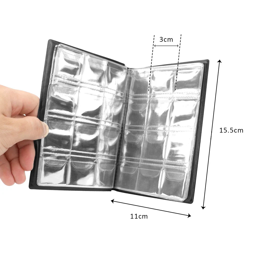 120-Pocket Coin Collection Album – PVC Collector Book