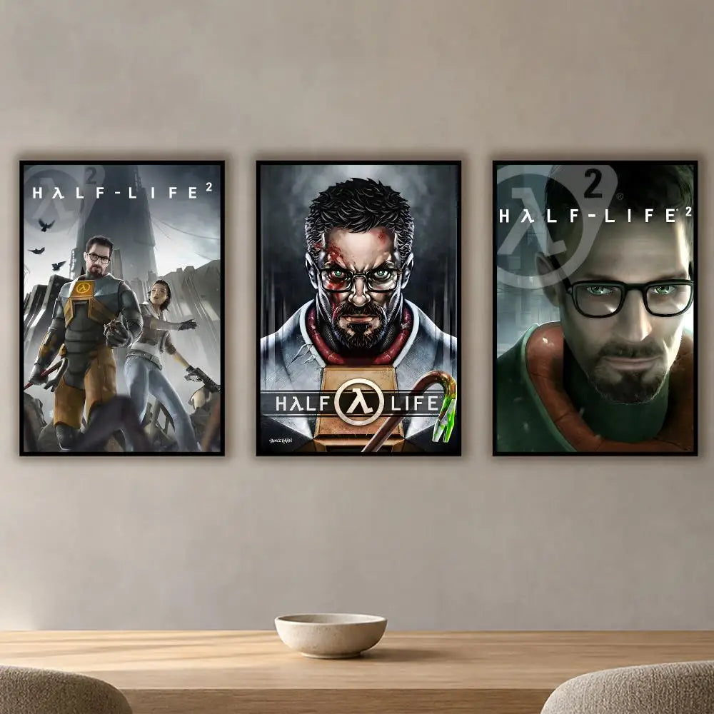 Half-Life Game Poster HD Waterproof PVC Wall Sticker | Décor