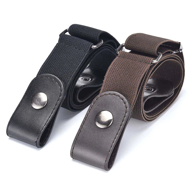 Buckle-Free Elastic Stretch Belt – Invisible Waistband Unisex