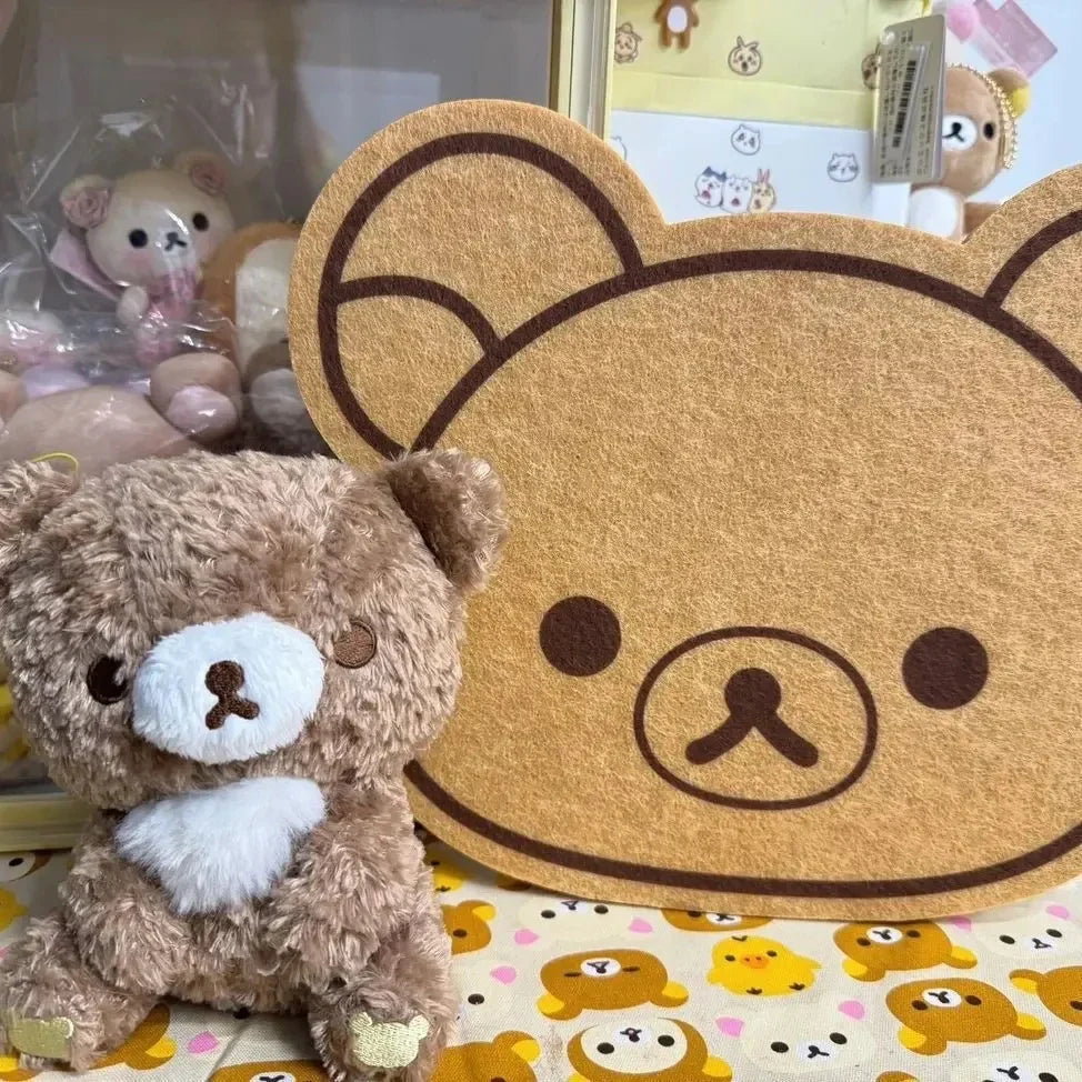 Cartoon Brown Bear Wall Sticker Message Board Cute Rilakkumas Felt