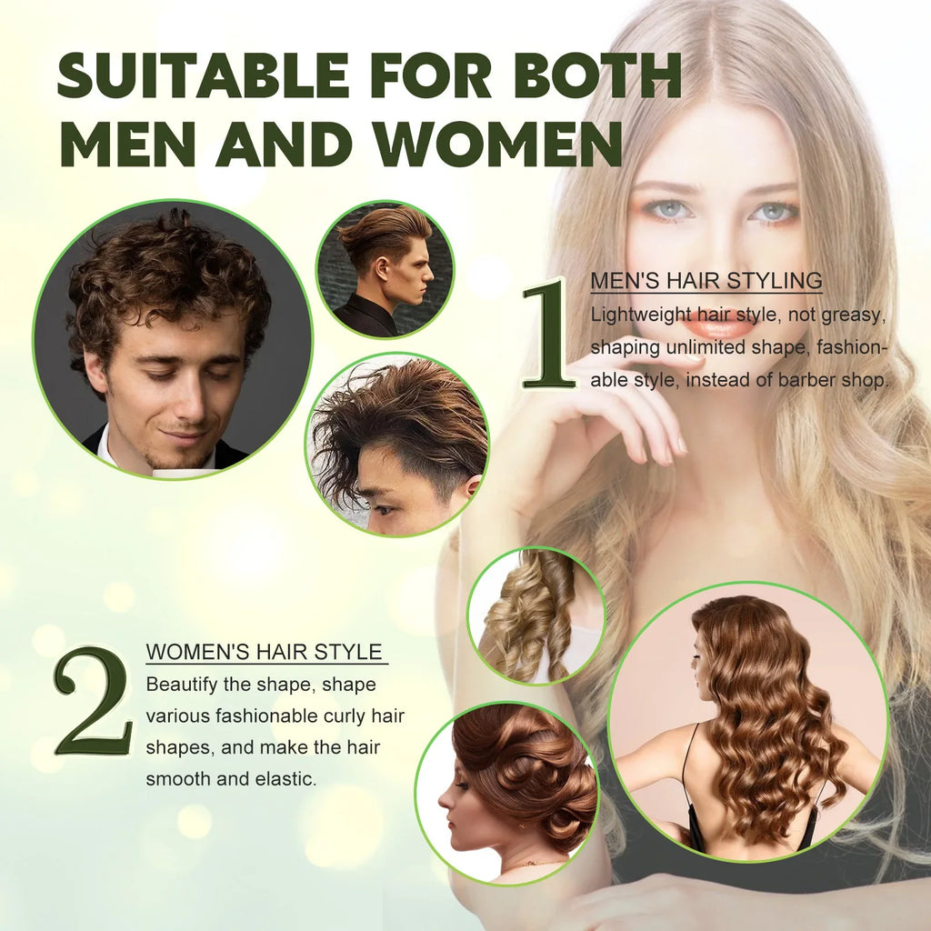 Jaysuing Curly Hair Mousse – Frizz-Free Hold, Shine & Definition