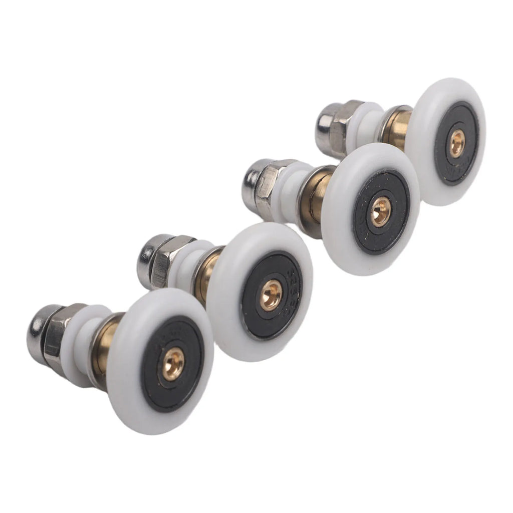 Sliding Shower Door Rollers Brass Center Replacement – Set of 4