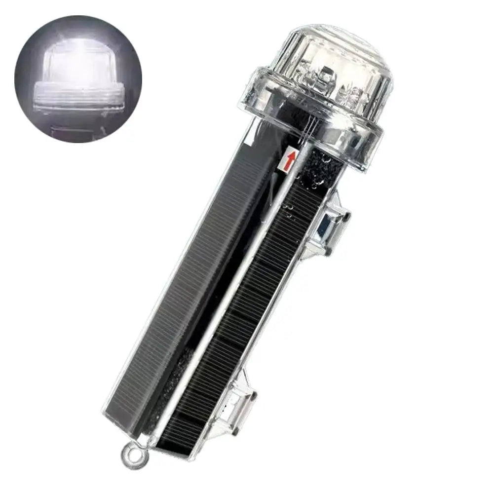 Solar Marine Signal Light – Waterproof Flashing LED Navigation