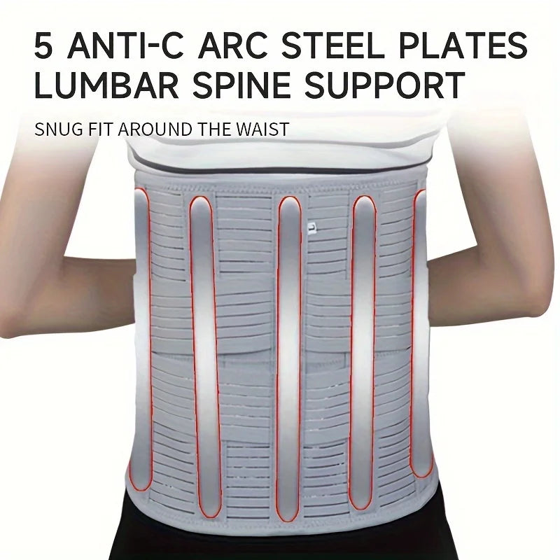 Adjustable Lumbar Support Belt | Double Pull Back Brace Corset