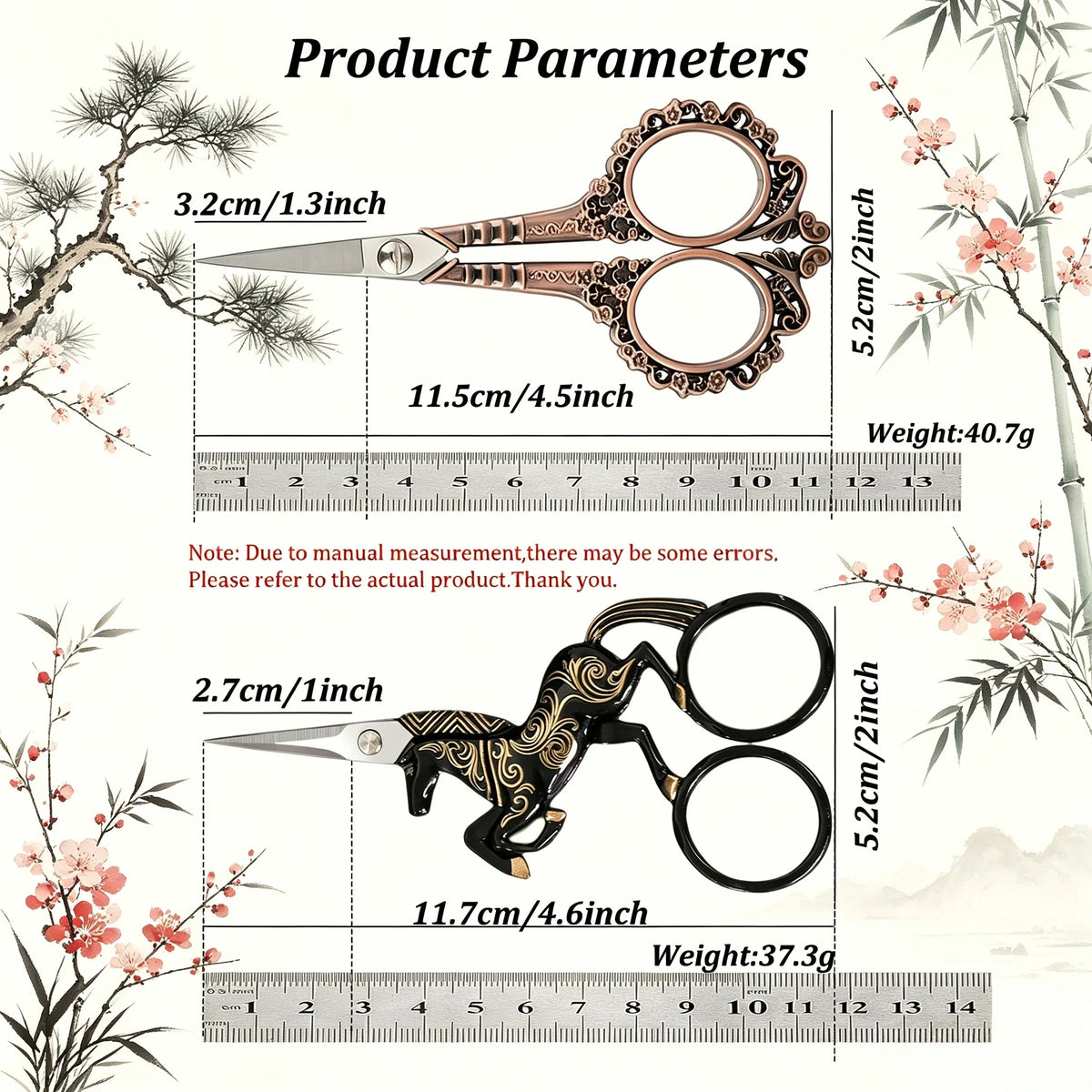 Fabric Shears & Mini Embroidery Scissors – Stainless Steel